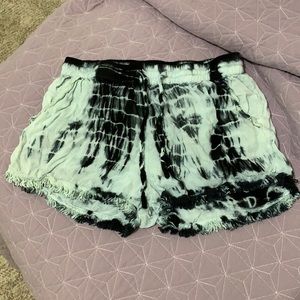 Black tie dye Shorts